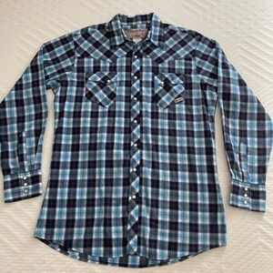Wrangler Wrancher LT Pearl Snap button down